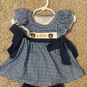 Auburn University Blue Gingham Dress